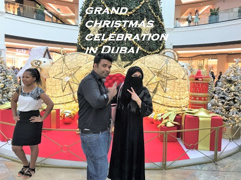 Christmas celebration in Dubai – Mall of the Emirates – 2019