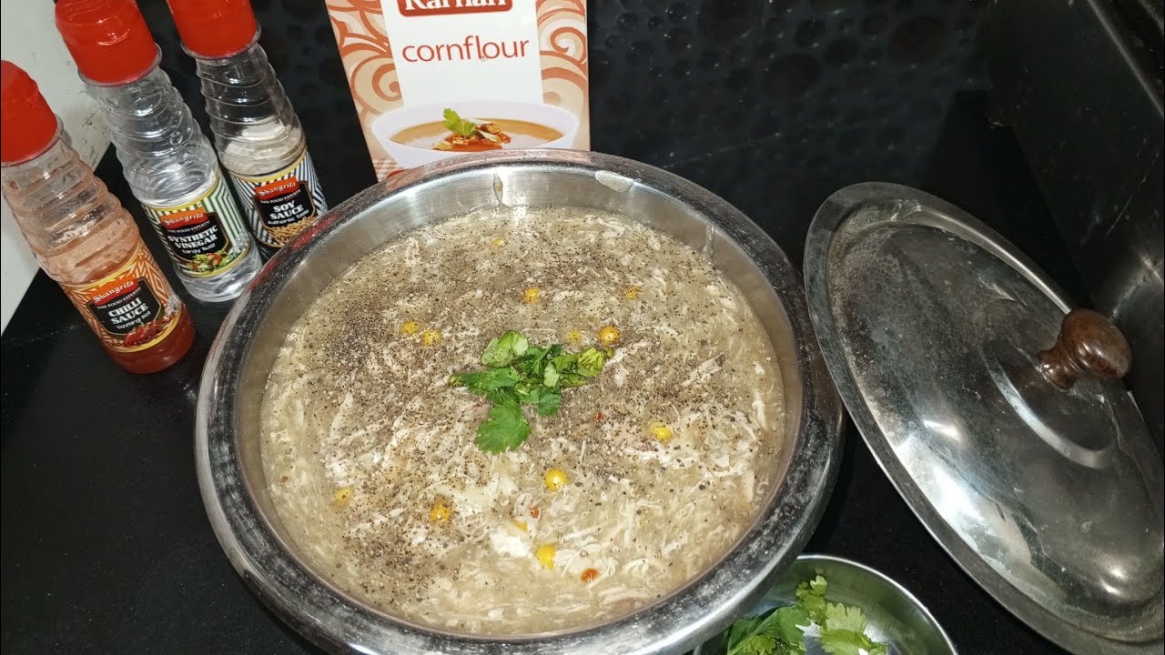 Chicken Corn Soup/Chicken Sweetcorn Soup Recipe/Winter Special Chicken Corn Soup Recipe 