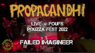 Propagandhi - Failed Imagineer Live @ Foufs Pouzza Fest 2022 #punkrawk #pouzzafest #propagandhi