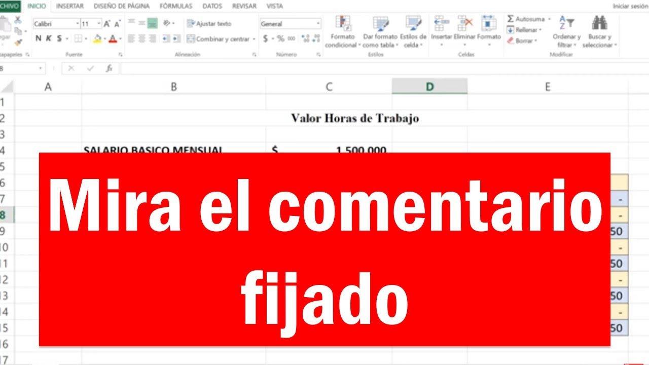 Como calcular el valor de las HORAS de TRABAJO con Excel (Horas Extra y