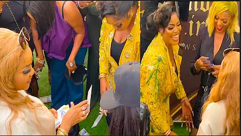 Boss Lady! Iyabo Ojo Vex Come To Dance & Spray Buddle Of 500Naira Note On RHEMMY As Mercy Aigbe