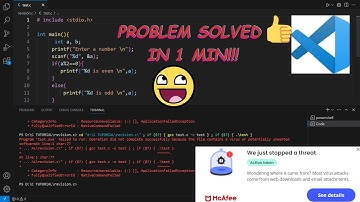 Antivirus problem in VS code solved in 1 min !!