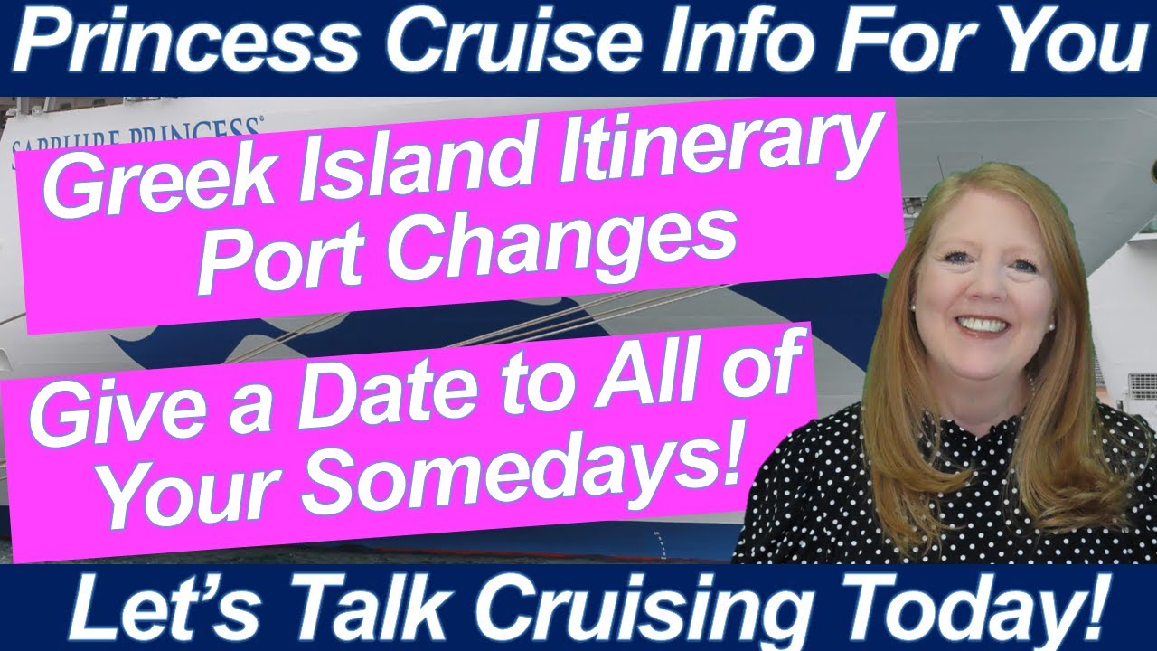 CRUISE NEWS! Is Santorini OFF Your Itinerary? Give a Date to All of Your Somedays!