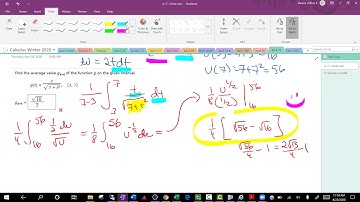 Section 6.5 Average Value of a function with Application and review of graphs