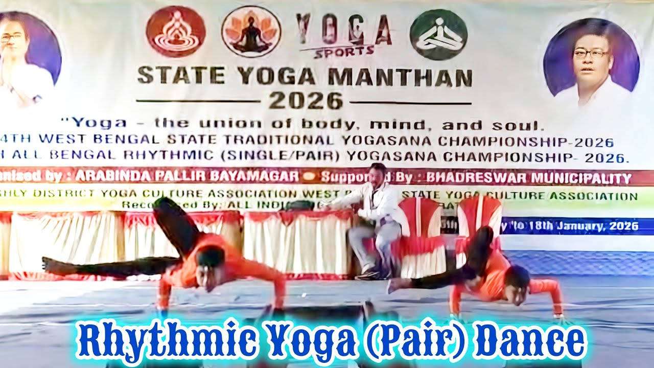 Rhythmic Pair Yoga Dance // State Compitition 2026//
