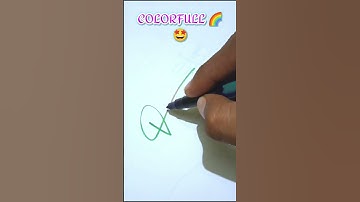 Name 🌟 signature for "Vignesh" with new magical sketch 🌈 #nameart  #shorts #signature