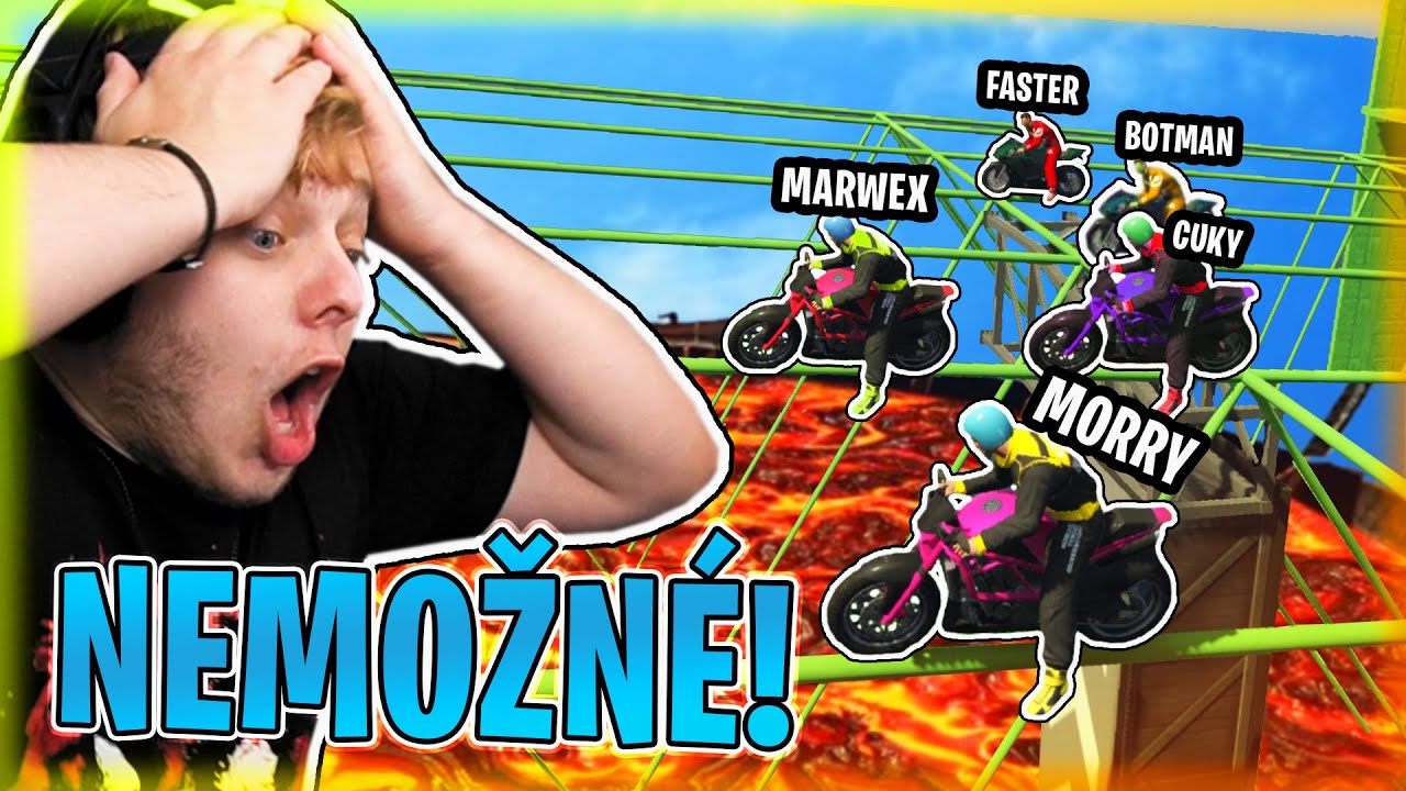 ZVLÁDNEME NEMOŽNÝ SKILLTEST?!? | GTA | Morry&@marwex99&@Cuky2222​&@BowTeaG&Faster