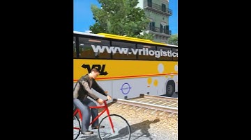 VRL bus on crossing railtrack🔥😍🔥#shorts