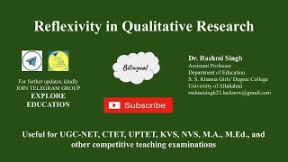 Reflexivity in Qualitative Research