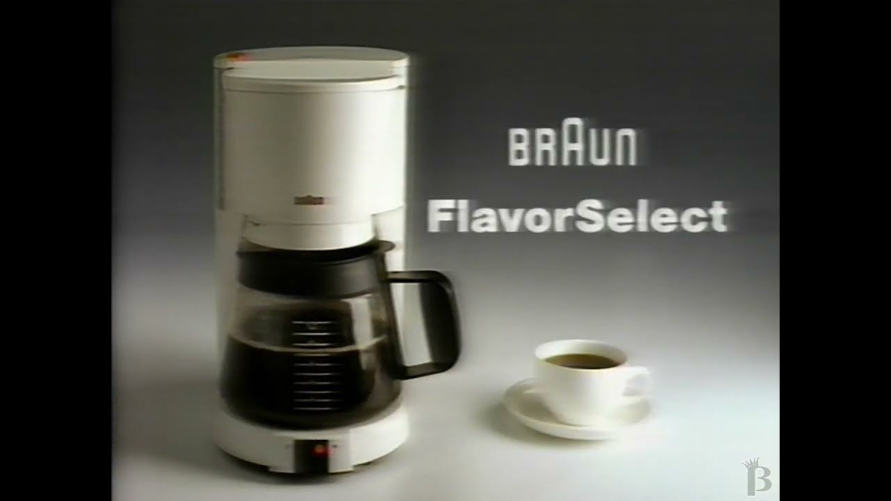 Braun FlavorSelect Coffee Maker Commercial 1995