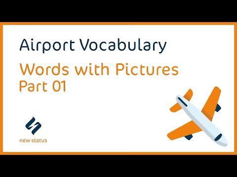 Airport Vocabulary in English.