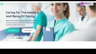responsible healthcare websites | Website Design | html website design | Swapnil IT  ❤