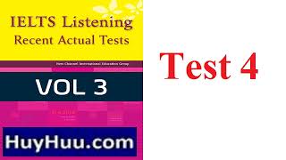 IELTS Listening Actual Test Full Vol3 Test 4