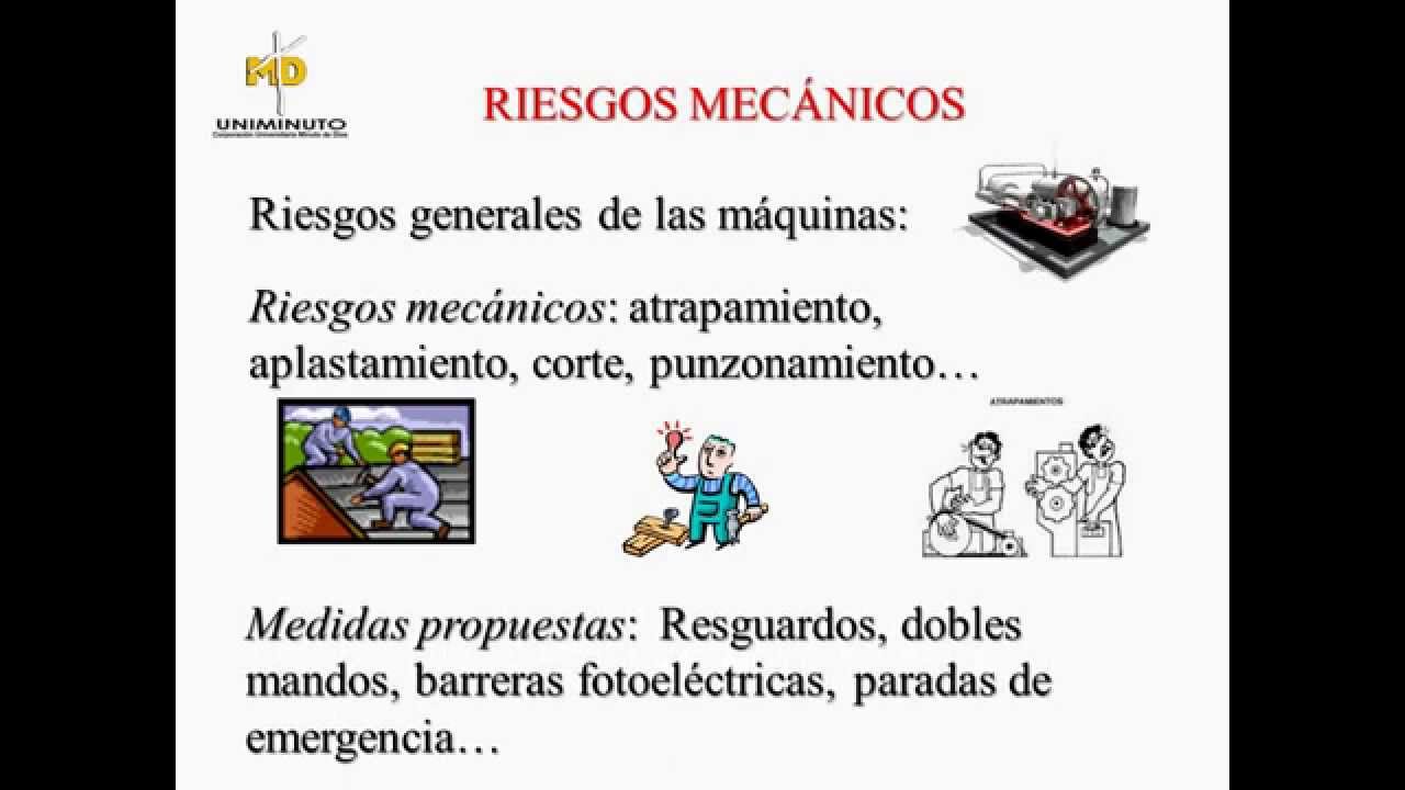 Riesgo Mecánico Las Máquinas YouTube