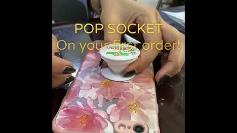 FREE Pop Socket on your first order!