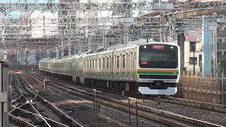 【JR東】上野東京ライン(東海道線) 普通国府津行 田町 Japan Tokyo JR Ueno-Tokyo Line (Tokaido Line) Trains