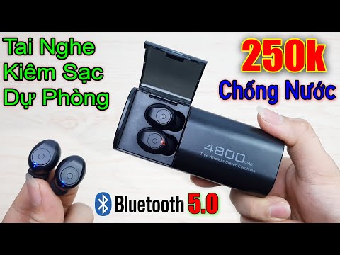 Test và Bung Tai Nghe Bluetooth 5.0 Giá Rẻ Kiêm Sạc Dự Phòng 4800mAh đáng mua nhất 2020 Test và Bung Tai Nghe Bluetooth 5.0 Giá Rẻ Kiêm Sạc Dự Phòng 4800mAh đáng mua nhất 2020