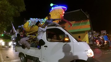 Takbiran Hari Raya IdulFitri 1439 H / 2018 M di Demak Jawa tengah