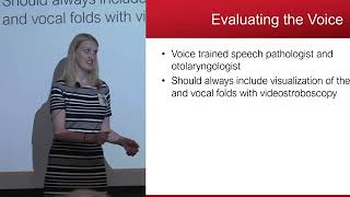 Moving Forward: Speech and Voice: How Is Your Disease Affecting Your Voice