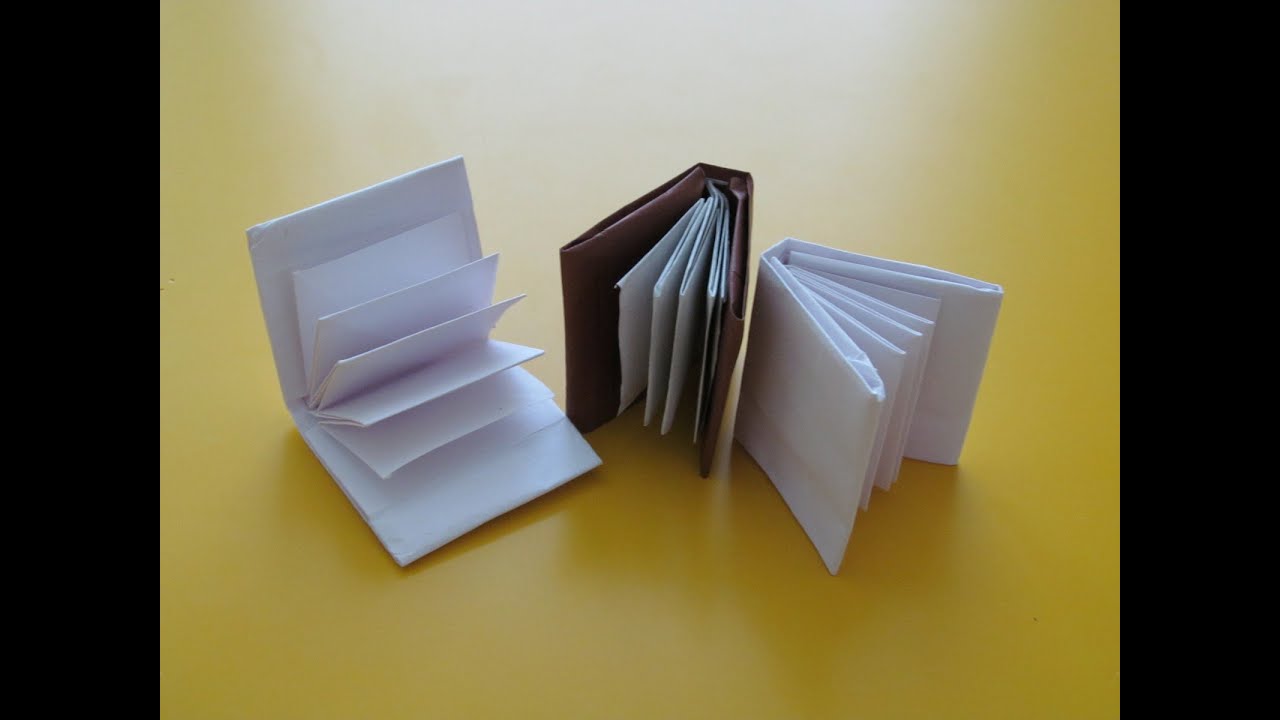 How To Make Book Origami YouTube How To Make Book Origami YouTube
