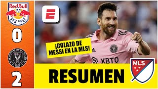 GOLAZO DE MESSI. El INTER MIAMI venció por 2-0 vs New York Red Bulls y levanta cabeza en la MLS