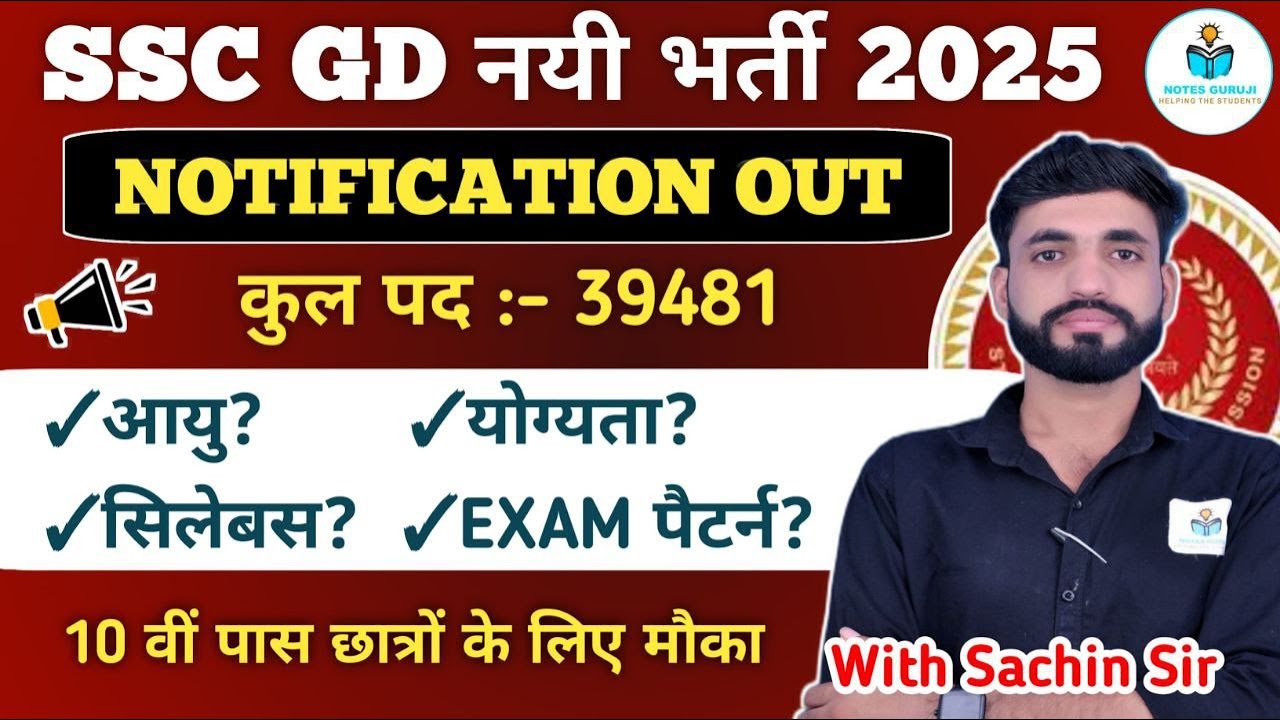 ssc-gd-new-vacancy-2024-25-ssc-gd-2025-syllabus-age-limit