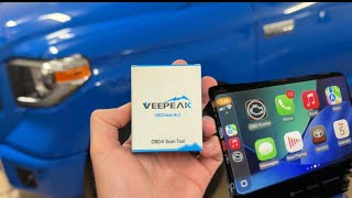 OBD Fusion, Veepeak install, show transmission temperature on Apple car play Tundra, Sequoia, Tacoma @dannyjohnsonsgarage