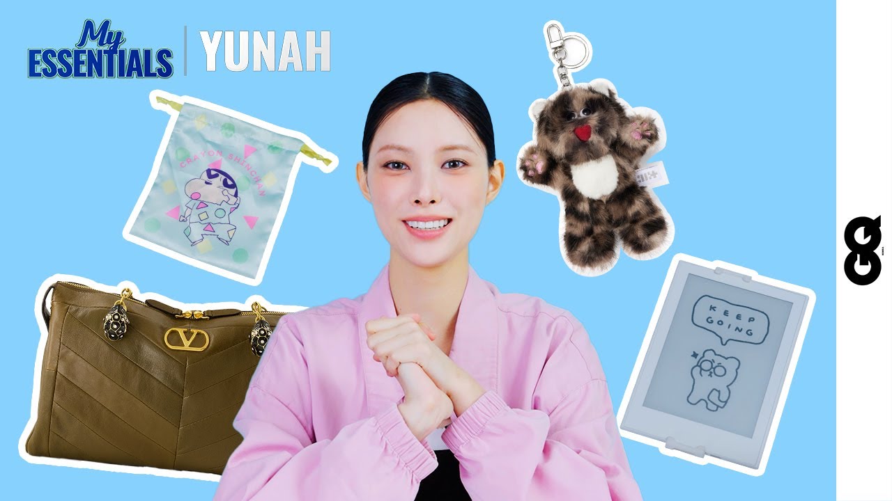 [ENG/JPN/마이에센셜] 우리 윤아가 성대모사에 왜이리 진심이야... 윤아만큼 사랑스러운 그녀의 가방 속♡ (ILLIT, 아일릿, YUNAH, 윤아, 짱구)