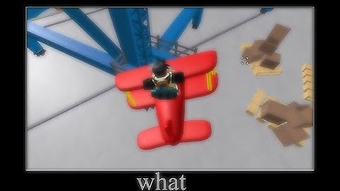 Plane mount crash but with no explosion - [Roblox R2DA]