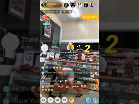 Bigo Live - Ical Lubis challenge joget di indomaret