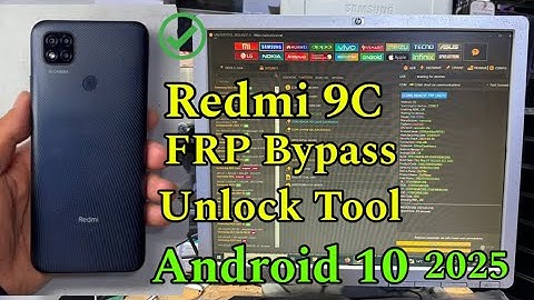 Redmi 9C FRP Bypass Unlock Tool Android 10 2025