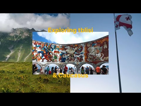 Tbilisi Streets Caucasus Peaks