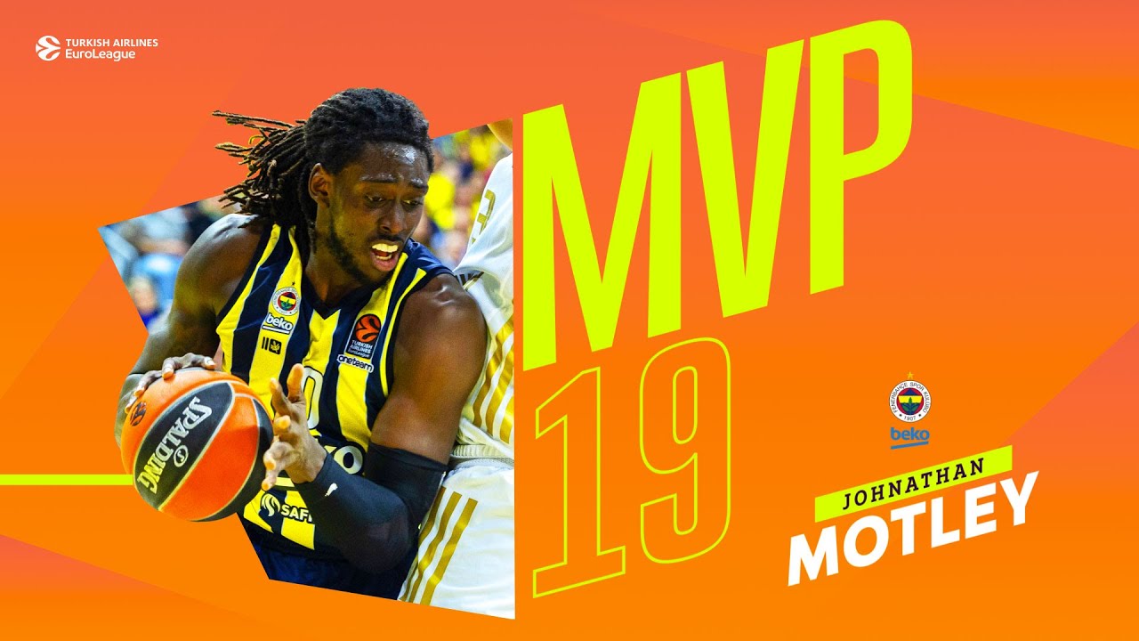Johnathan Motley Round 19 MVP 202223 Turkish Airlines EuroLeague YouTube