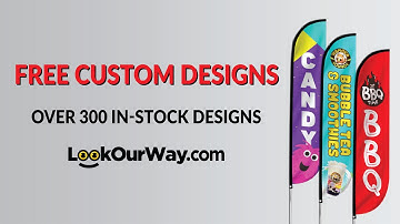 LookOurWay Feather Flags - Custom and In-Stock & Ready To Ship