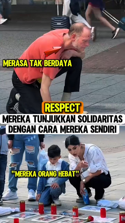 Respect‼️Mereka tunjukkan aksi solidaritas dengan cara mereka sendiri #respect #solidaritas #info