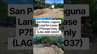 San Pedro, Laguna Land for Lease P75/sqm Only (LAG-SNP-0037)