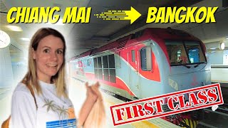 🇹🇭 Watch THIS before taking the 1ST CLASS SLEEPER train from Chiang Mai to Bangkok! 🚂