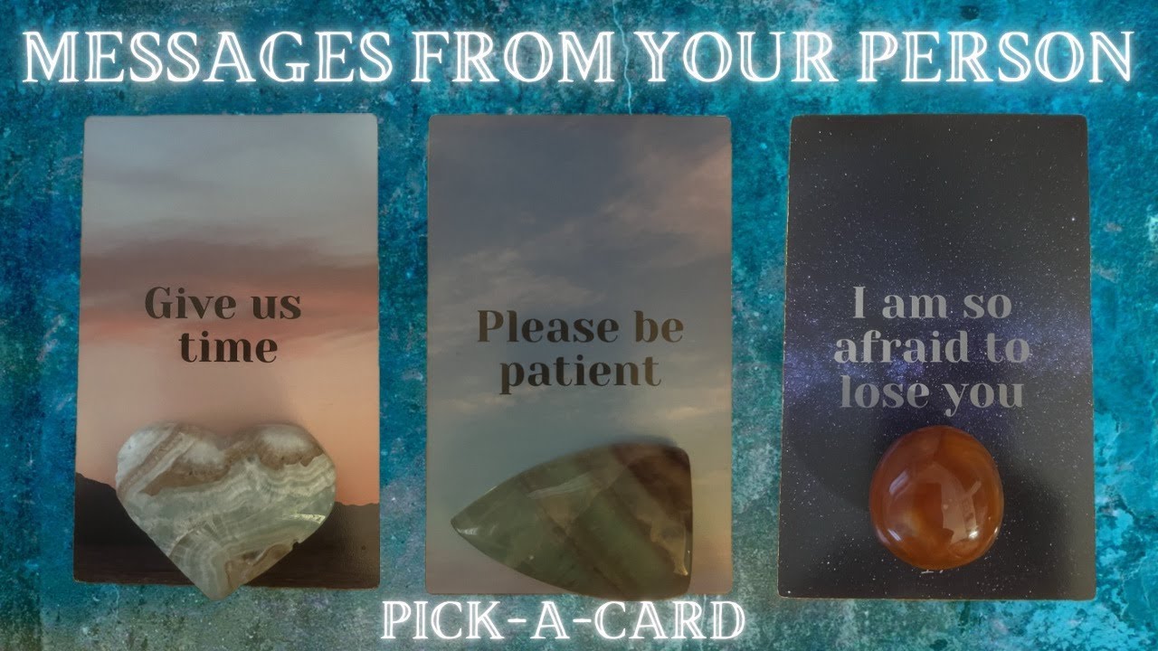 ❤️🔮Messages from your person❤️PICK-A-CARD✨🌙TIMELESS❤️LOVE READING#tarot #pickacard