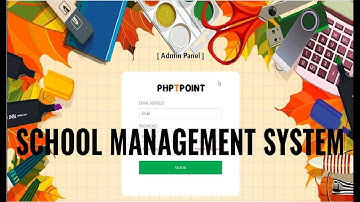 School Management System Project | Demo