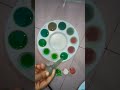 colour mixing video making brown colour mix green #viral #shorts #trending