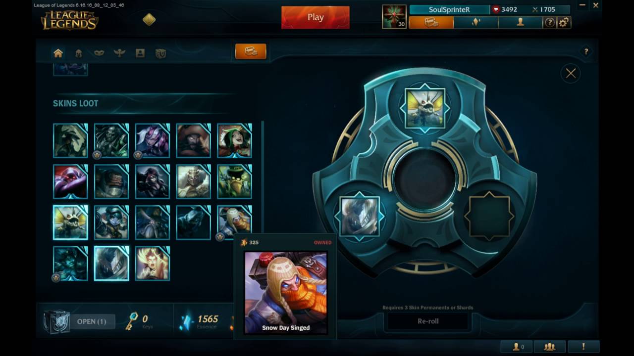 League of legends hextech chest opening 13 finaly YouTube