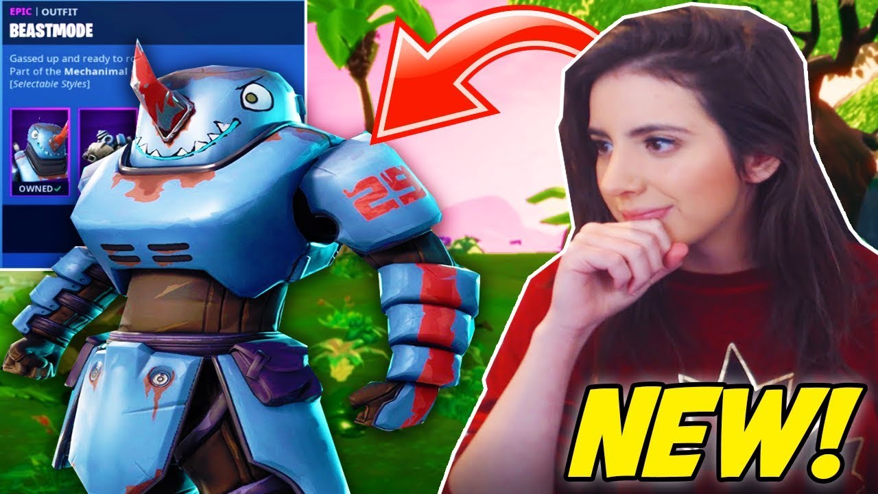 the NEW BEASTMODE Skin Gameplay in Fortnite (Fortnite New Item Shop ...