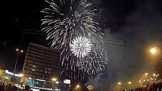 Салют На 9 Мая В Новосибирске. Снято На Gitup Git2.