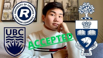 REVEALING MY STATS THAT GOT ME INTO UNIVERSITY OF TORONTO & UBC | GRADES | SCHOLARSHIPS