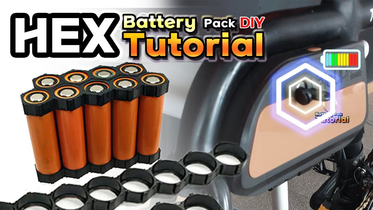 How to make ebike battery pack using high density hexagonal battery ...