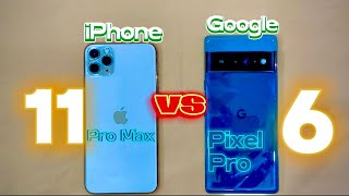 iPhone 11 Pro Max vs Google Pixel 6 Pro:Specs and Speed Test in 2024