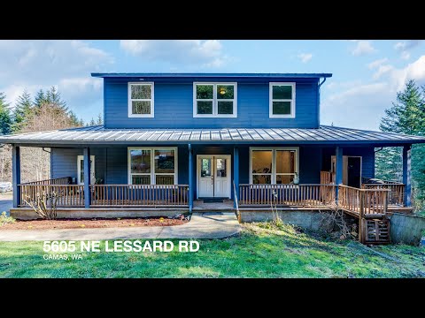 5605 NE Lessard Rd, Camas, WA home video tour