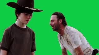 Rick Grimes Oh No Crying Meme 4K 60FPS The Walking Dead Green Screen