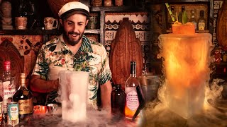 Dry Ice cocktail [How to make a Bali Bali from the 1950s]