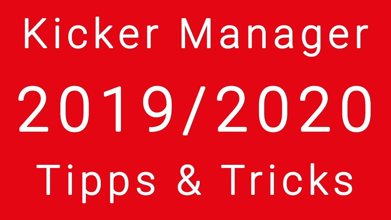 Kicker Managerspiel Interactive Tipps